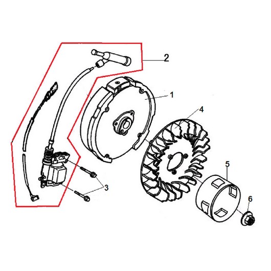 Магнето и маховик Champion ST656